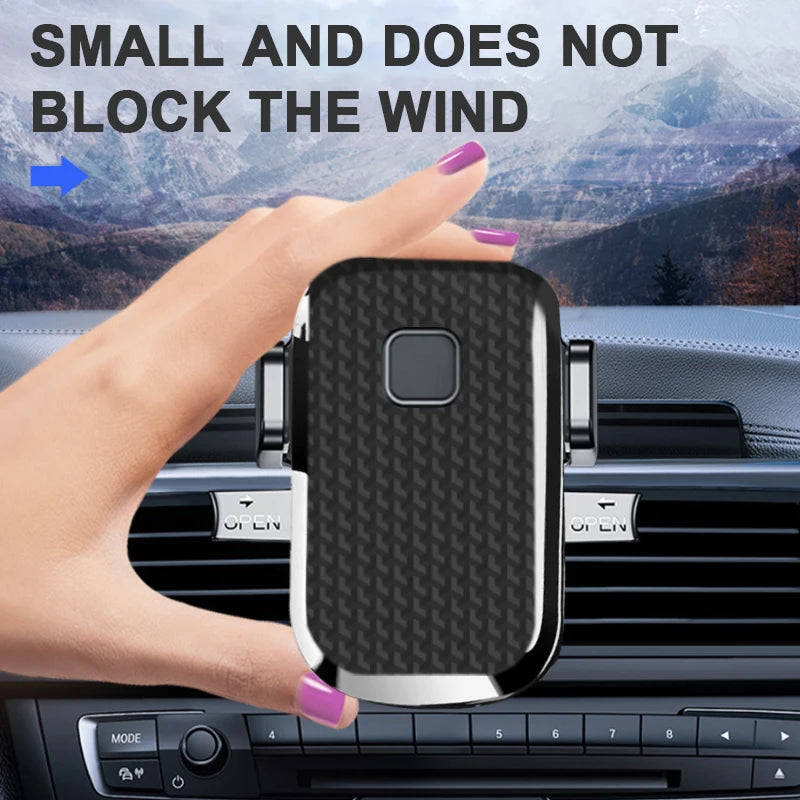 360° Anti-Shake Air Vent Phone Mount